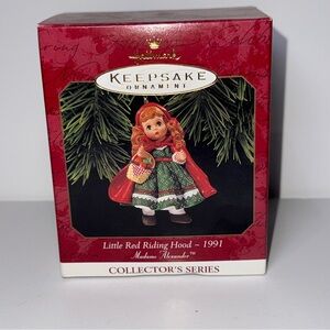 Hallmark Keepsake 1997Little Red Riding Hood Madame Alexander Brand New Openbox